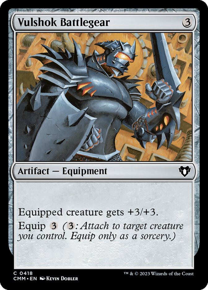 Armadura dos Vulshoques / Vulshok Battlegear - Magic: The Gathering - MoxLand