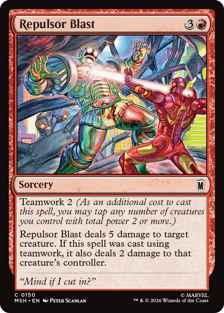 Repulsor Blast - Magic: The Gathering - MoxLand
