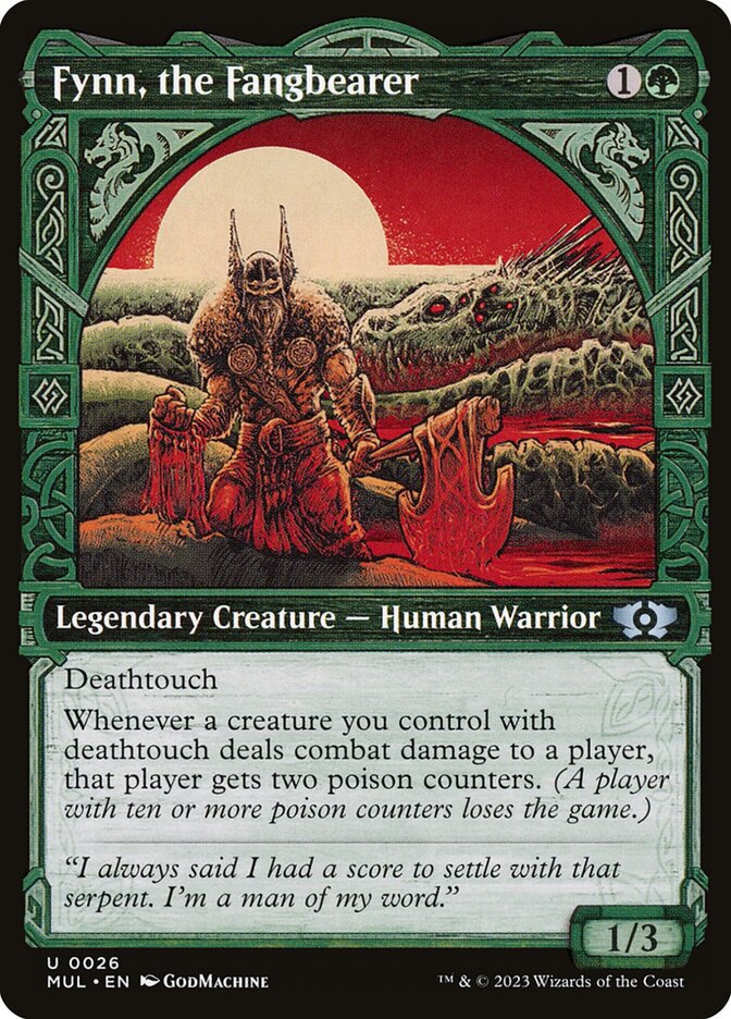 Fynn, o Portador da Presa / Fynn, the Fangbearer - Magic: The Gathering - MoxLand