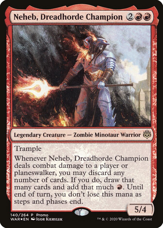 Neheb, Capitão da Horda Medonha / Neheb, Dreadhorde Champion - Magic: The Gathering - MoxLand
