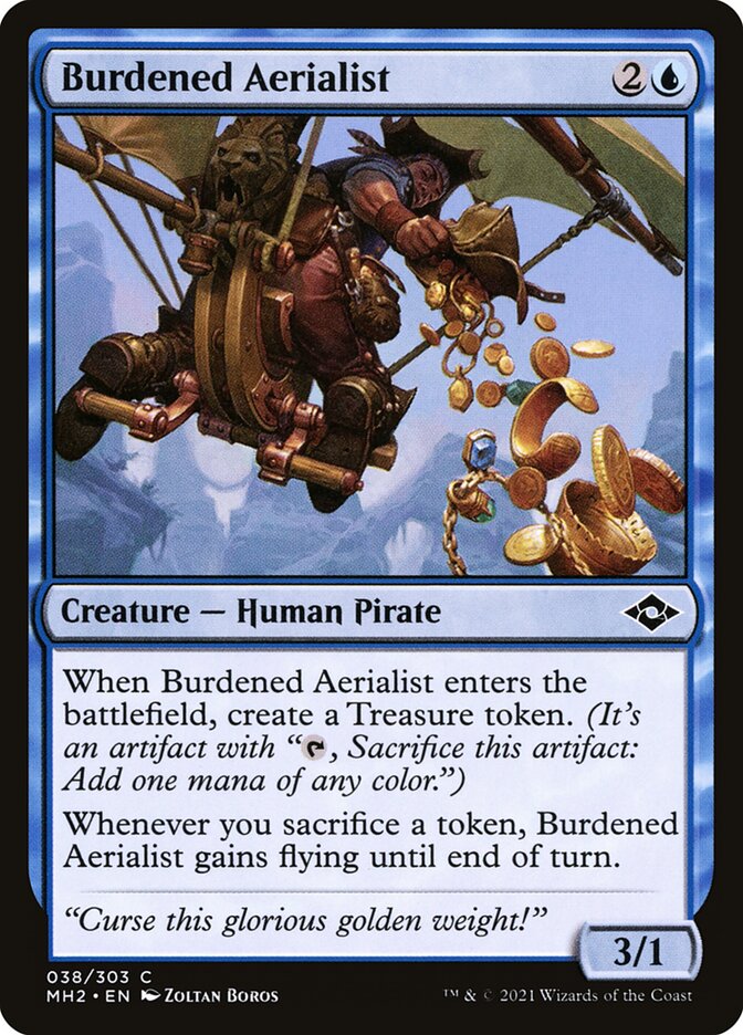 Aerialista com Lastro / Burdened Aerialist - Magic: The Gathering - MoxLand