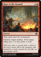 Assolação / Raze to the Ground - Magic: The Gathering - MoxLand