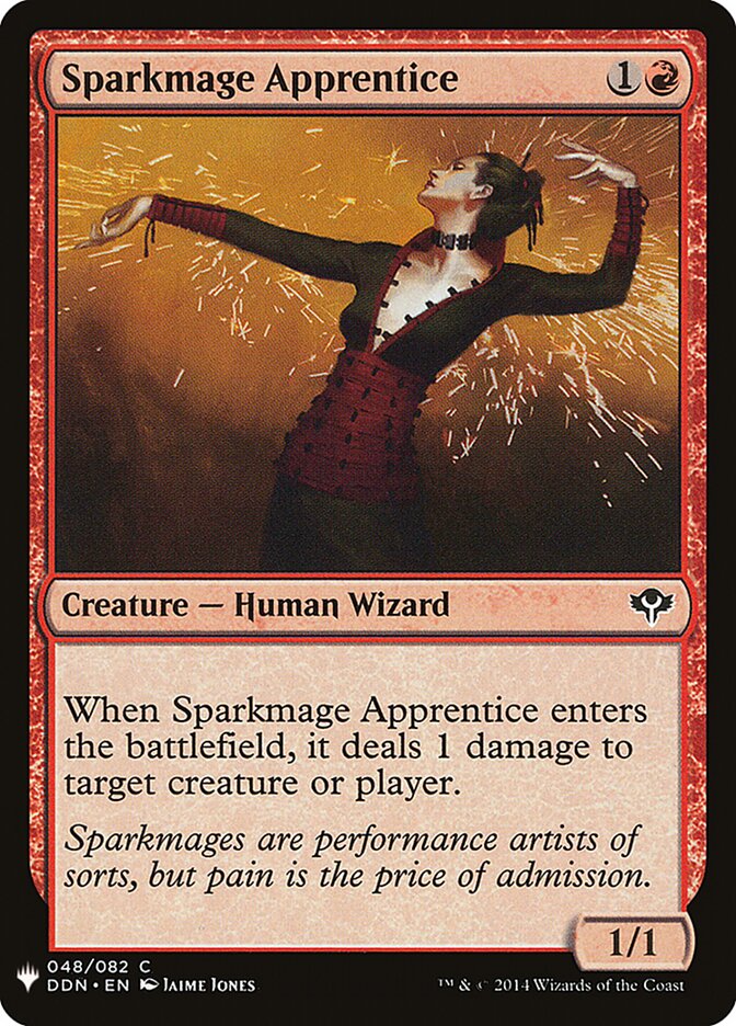 Aprendiz de Mago de Centelhas / Sparkmage Apprentice - Magic: The Gathering - MoxLand