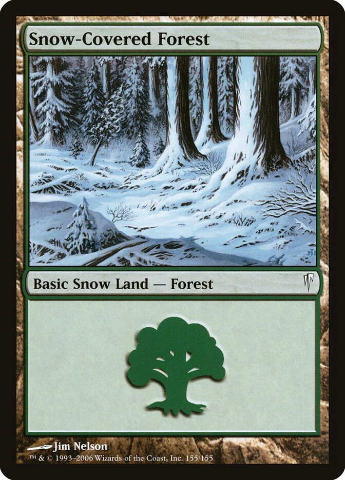 Floresta da Neve / Snow-Covered Forest - Magic: The Gathering - MoxLand