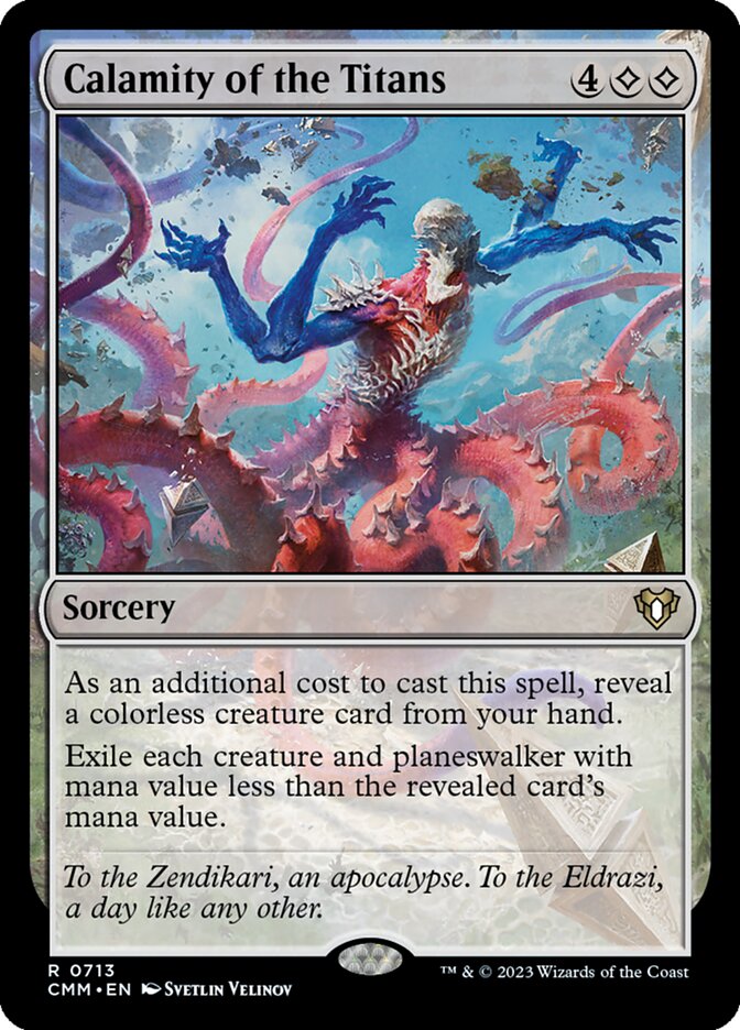 Calamity of the Titans - Magic: The Gathering - MoxLand