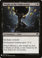 Peso do Submundo / Weight of the Underworld - Magic: The Gathering - MoxLand