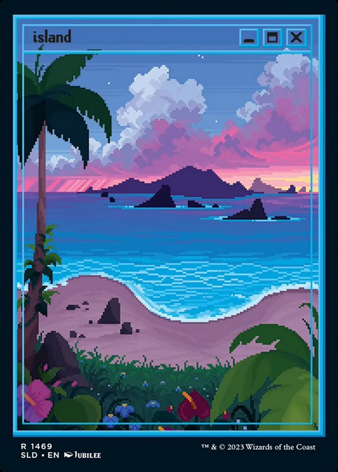 Ilha / Island - Magic: The Gathering - MoxLand