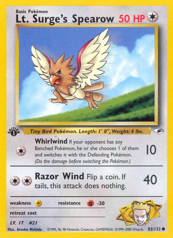 Lt. Surge's Spearow - MoxLand - MoxLand