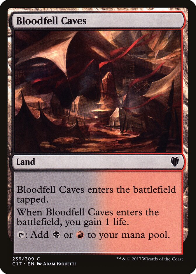 Cavernas Sanguinárias / Bloodfell Caves - Magic: The Gathering - MoxLand