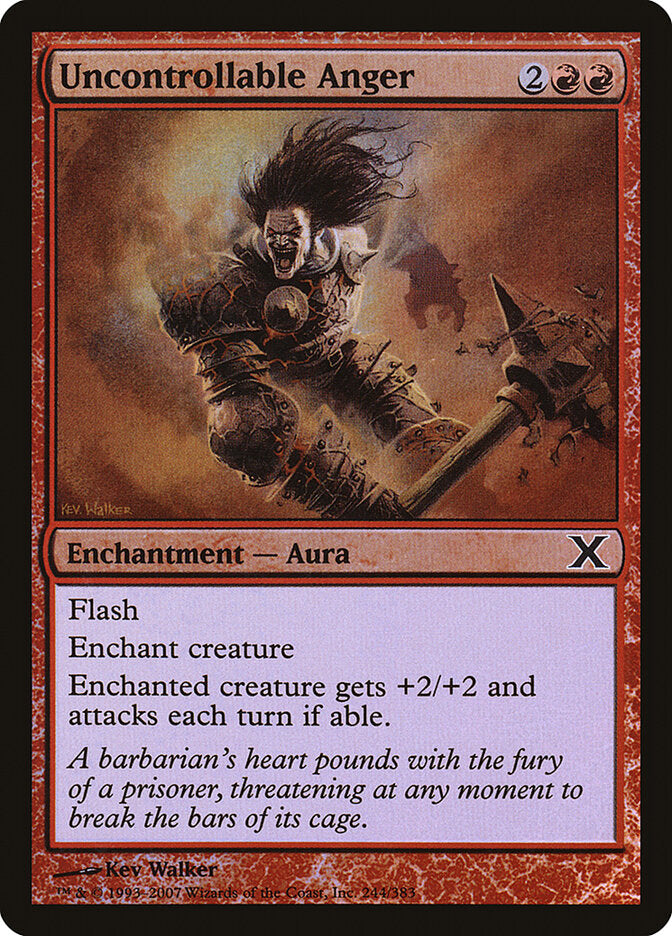 Ira Incontrolável / Uncontrollable Anger - Magic: The Gathering - MoxLand