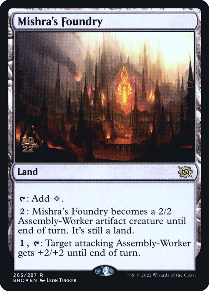 Fundição de Mishra / Mishra's Foundry - Magic: The Gathering - MoxLand