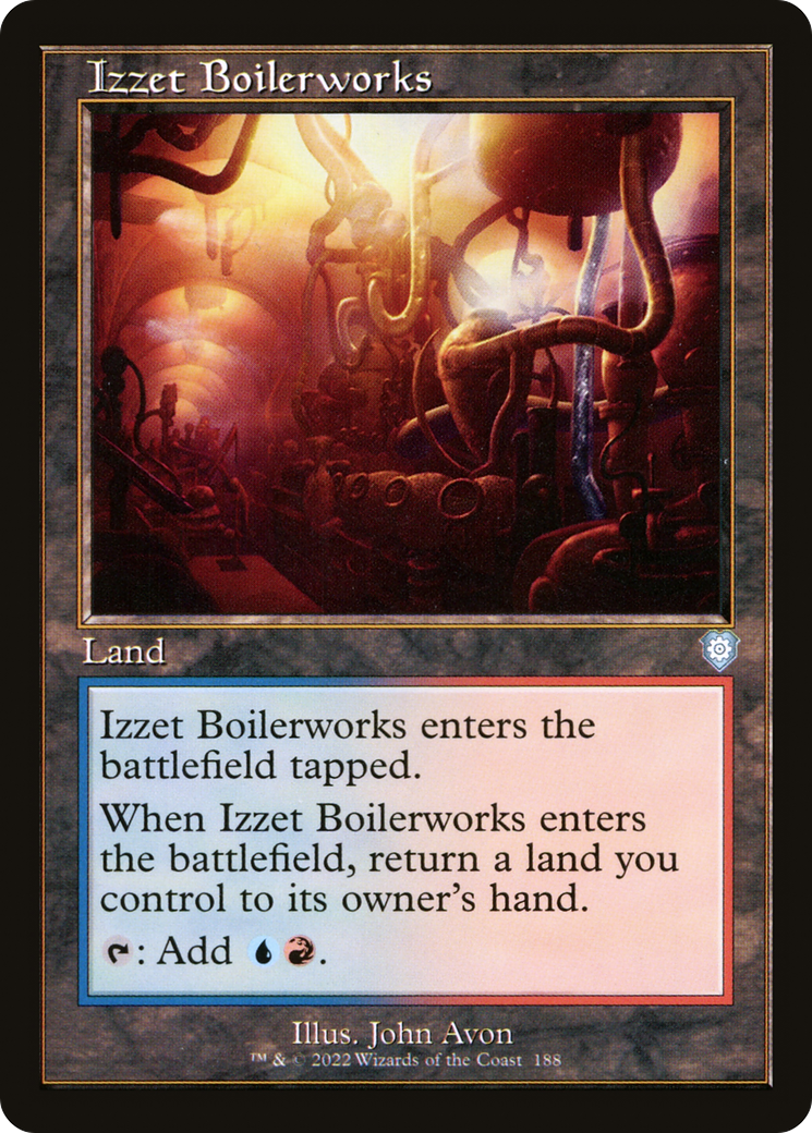 Fábrica de Caldeira Izzet / Izzet Boilerworks - Magic: The Gathering - MoxLand