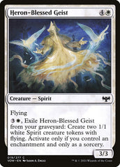 Geist Abençoado pela Garça / Heron-Blessed Geist - Magic: The Gathering - MoxLand