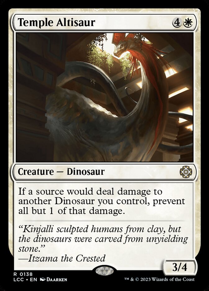 Altissauro do Templo / Temple Altisaur - Magic: The Gathering - MoxLand