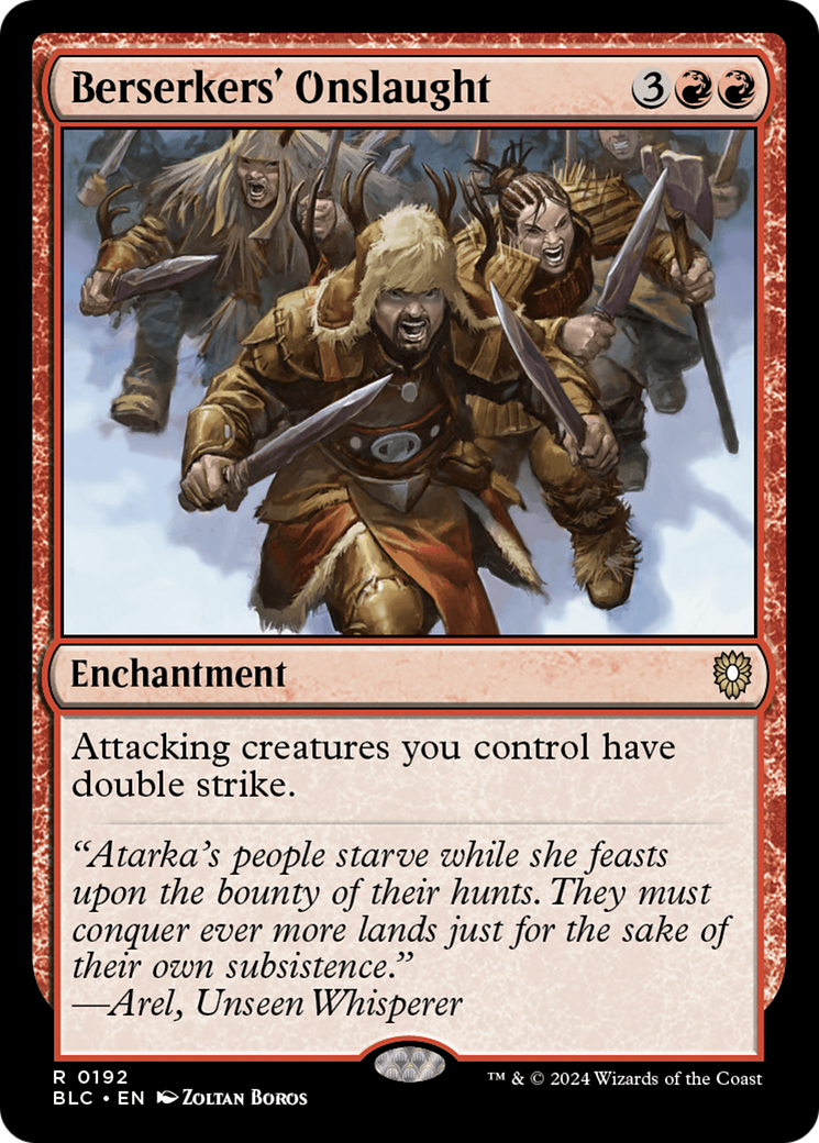 Investida dos Amoques / Berserkers' Onslaught - Magic: The Gathering - MoxLand