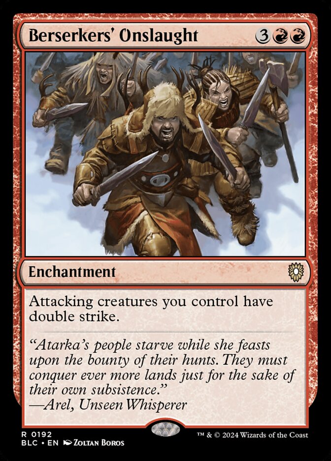 Investida dos Amoques / Berserkers' Onslaught - Magic: The Gathering - MoxLand