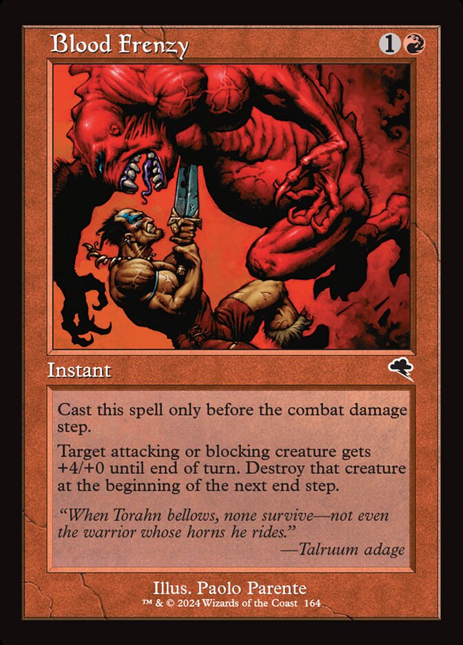 Frenesi de Sangue / Blood Frenzy - Magic: The Gathering - MoxLand