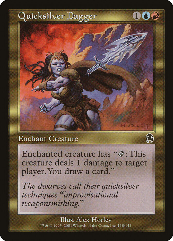 Adaga de Prata Fluente / Quicksilver Dagger - Magic: The Gathering - MoxLand