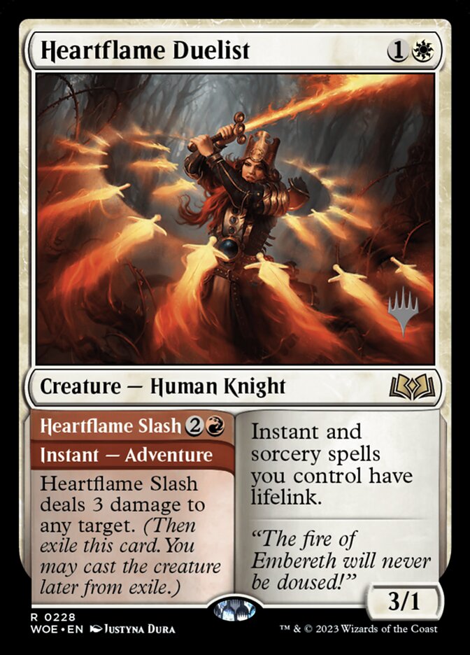 Heartflame Duelist / Heartflame Slash - Magic: The Gathering - MoxLand