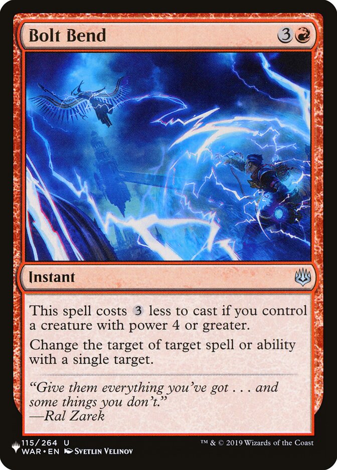 Envergamento de Raio / Bolt Bend - Magic: The Gathering - MoxLand