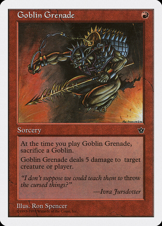 Granada Goblin / Goblin Grenade - Magic: The Gathering - MoxLand
