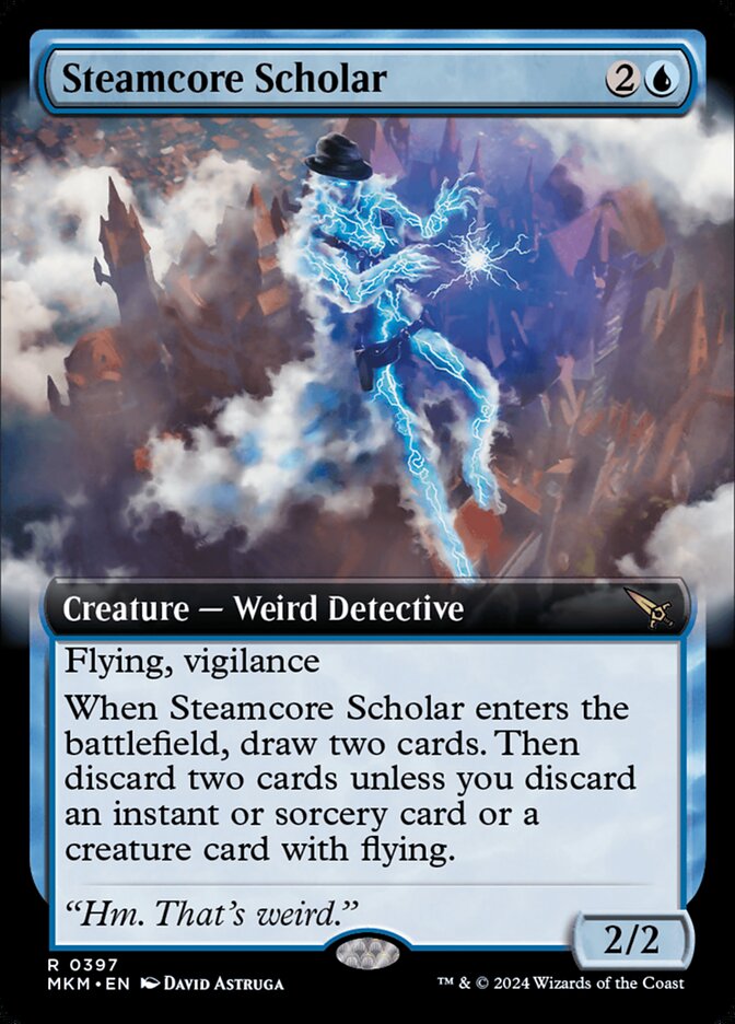 Erudito Âmago de Vapor / Steamcore Scholar - Magic: The Gathering - MoxLand