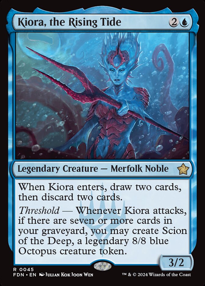 Kiora, a Maré Crescente / Kiora, the Rising Tide - Magic: The Gathering - MoxLand