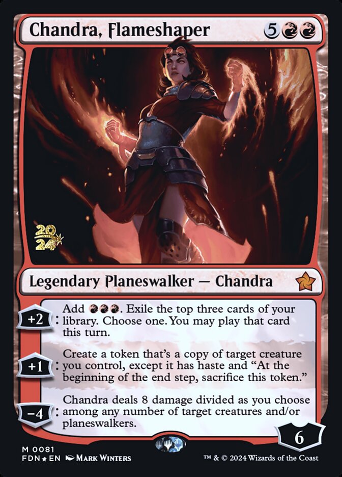 Chandra, Flameshaper - Magic: The Gathering - MoxLand