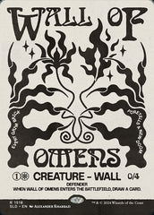 Barreira de Agouros / Wall of Omens - Magic: The Gathering - MoxLand