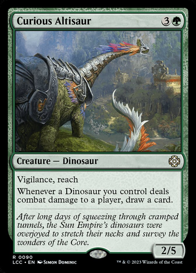 Altissauro Curioso / Curious Altisaur - Magic: The Gathering - MoxLand
