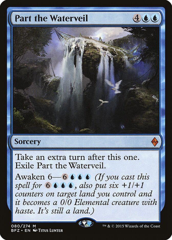 Repartir o Véu d'Água / Part the Waterveil - Magic: The Gathering - MoxLand