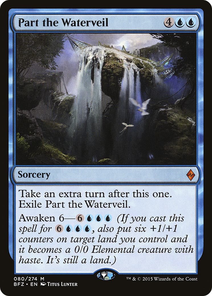 Repartir o Véu d'Água / Part the Waterveil - Magic: The Gathering - MoxLand