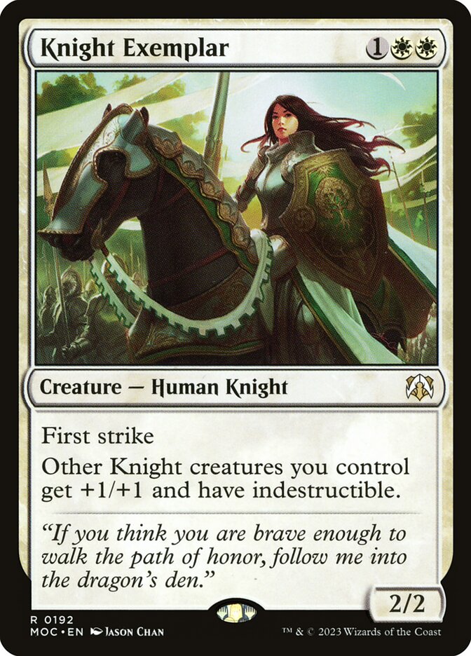 Exemplar Cavaleiro / Knight Exemplar - Magic: The Gathering - MoxLand