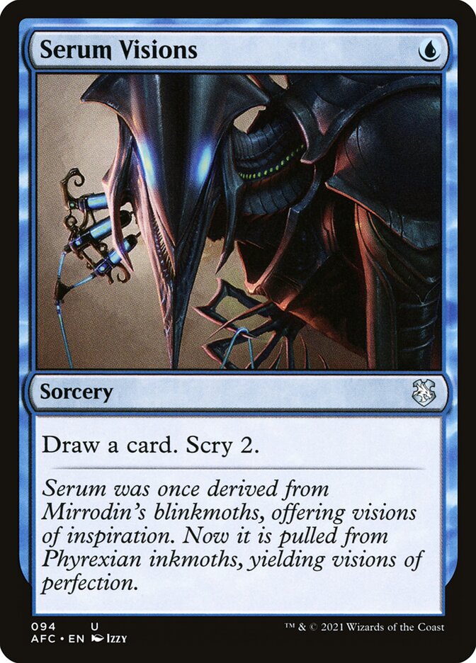 Visões do Soro / Serum Visions - Magic: The Gathering - MoxLand