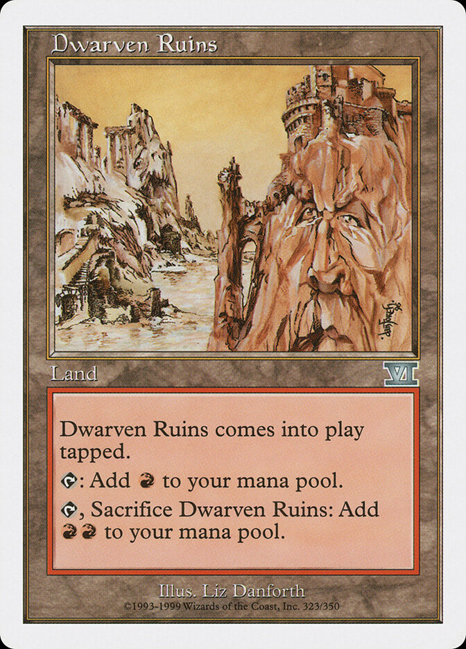 Ruínas dos Anões / Dwarven Ruins - Magic: The Gathering - MoxLand