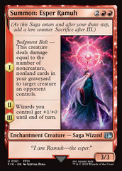 Invocação: Ésper Ramuh / Summon: Esper Ramuh - Magic: The Gathering - MoxLand