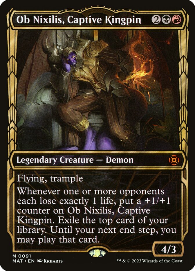 Ob Nixilis, Chefão Cativo / Ob Nixilis, Captive Kingpin - Magic: The Gathering - MoxLand