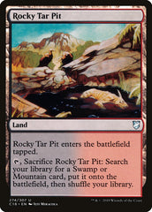 Poço de Piche Rochoso / Rocky Tar Pit - Magic: The Gathering - MoxLand