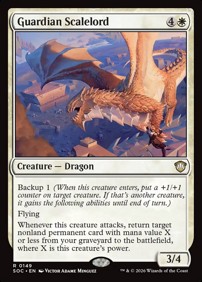 Senhor Escamado Guardião / Guardian Scalelord - Magic: The Gathering - MoxLand