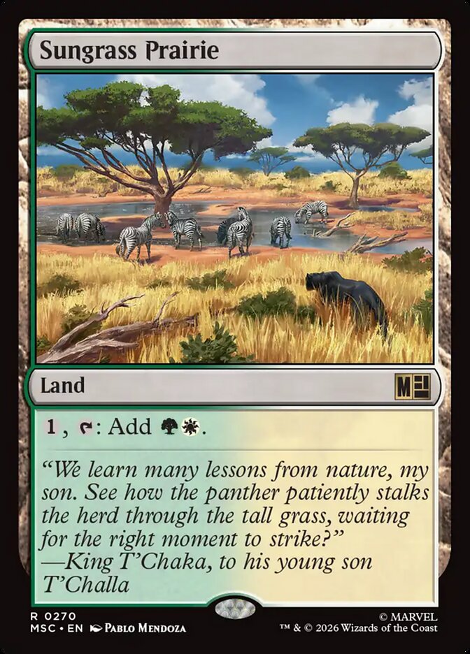 Pradaria de Capim Solar / Sungrass Prairie - Magic: The Gathering - MoxLand