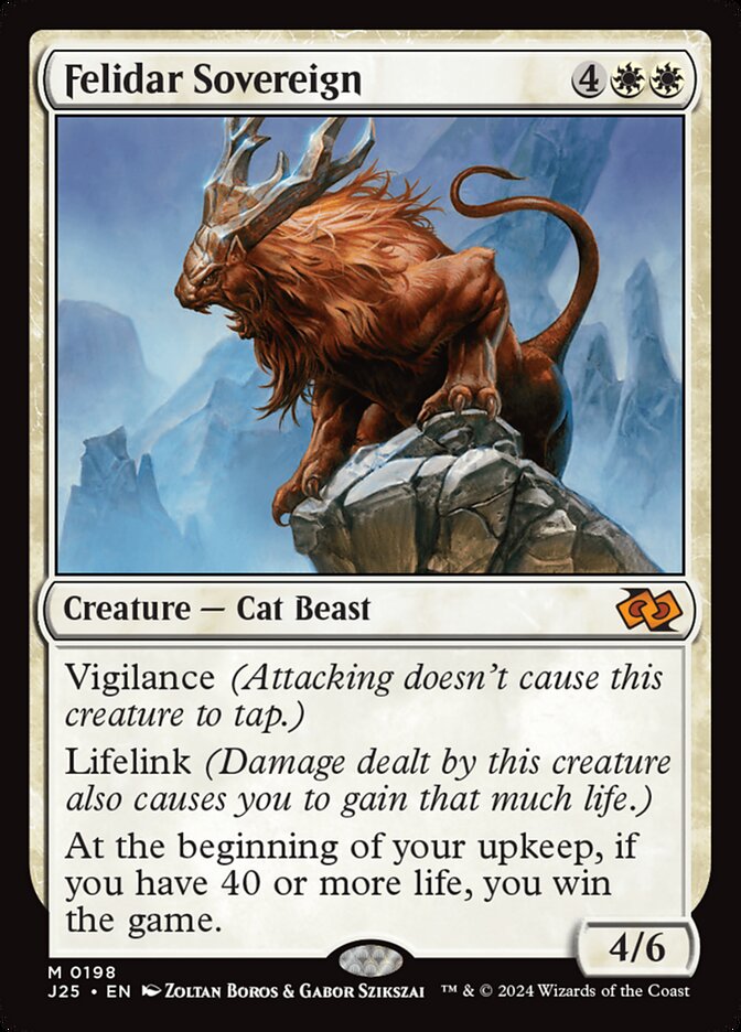 Soberano Felidar / Felidar Sovereign - Magic: The Gathering - MoxLand