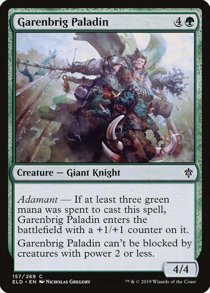 Paladino de Pontegaren / Garenbrig Paladin - Magic: The Gathering - MoxLand