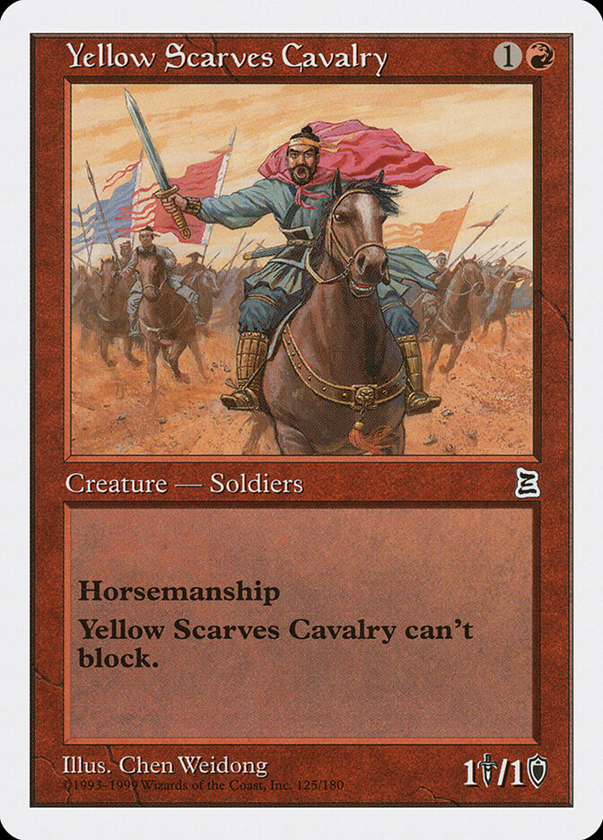 Yellow Scarves Cavalry - Magic: The Gathering - MoxLand