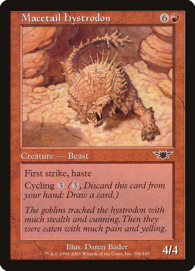 Histrodonte Cauda-de-Maça / Macetail Hystrodon - Magic: The Gathering - MoxLand