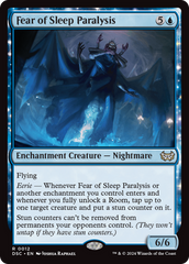 Fear of Sleep Paralysis - Magic: The Gathering - MoxLand