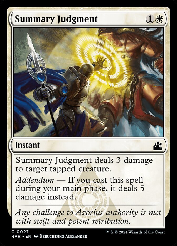 Julgamento Sumário / Summary Judgment - Magic: The Gathering - MoxLand