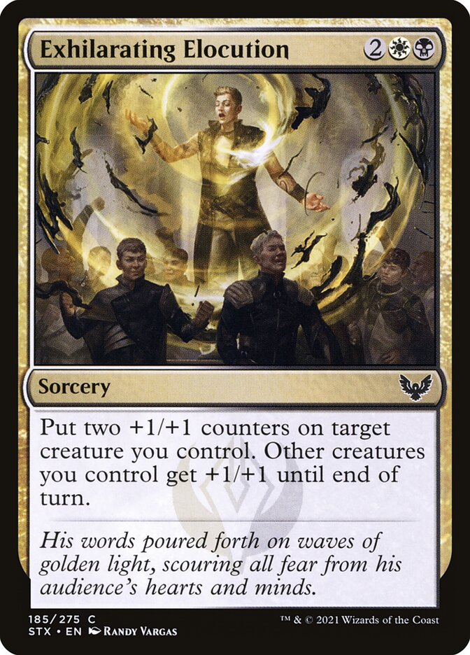 Elocução Estimulante / Exhilarating Elocution - Magic: The Gathering - MoxLand