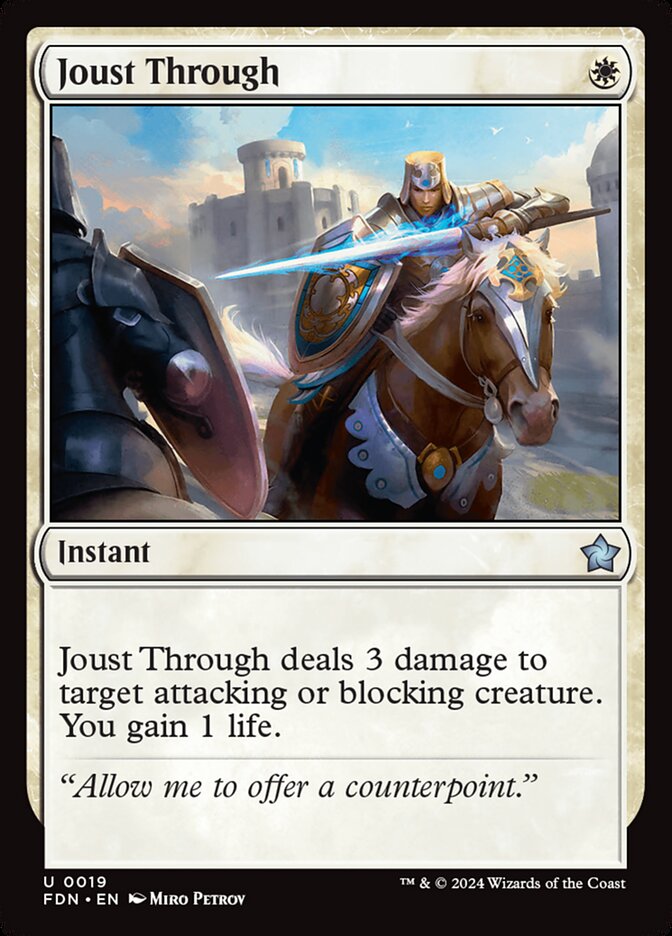 Entrar em Justa / Joust Through - Magic: The Gathering - MoxLand