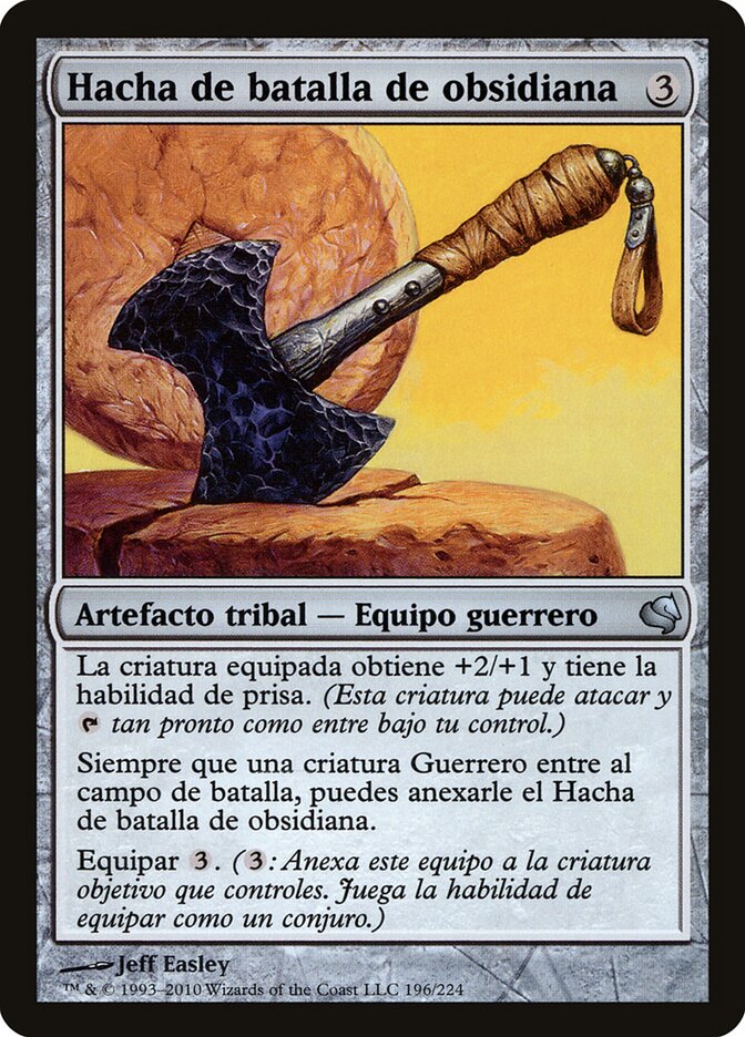Machado de Obsidiana / Obsidian Battle-Axe - Magic: The Gathering - MoxLand