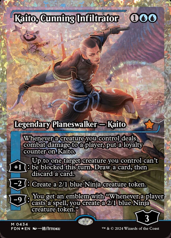 Kaito, Infiltrador Astuto / Kaito, Cunning Infiltrator - Magic: The Gathering - MoxLand